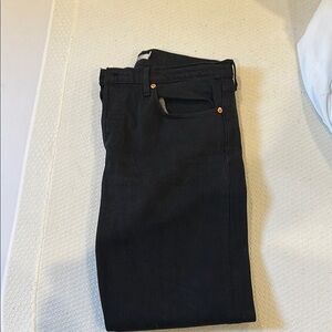 Levi's Black Straight Leg Jeans Classic Denim